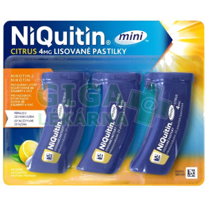 NiQuitin Mini Citrus 4mg 60 pastilek