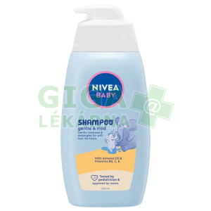 Fotka Nivea Baby Jemný šampon 500ml 80508 Obrázek Nivea Baby Jemný šampon 500ml 80508