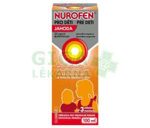 Nurofen pro děti Jahoda 20mg/ml por.sus.100ml II