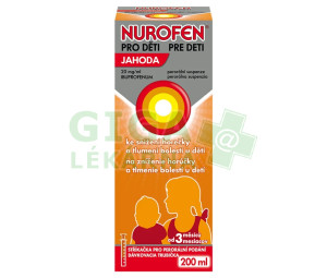 Nurofen pro děti Jahoda por.sus.4000mg/200ml trub.