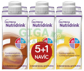 Nutridrink balíček 5+1 (čokoláda-banán) 6x200ml