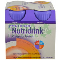 Nutridrink Compact Protein 4x125ml Broskev a mango
