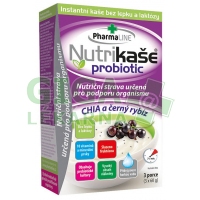 Nutrikaše probiotic - Chia a černý rybíz (3x60g)