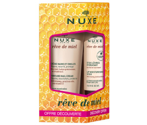 NUXE SETS Reve de Miel Tyčinka na rty 4g + Krém na ruce 30ml