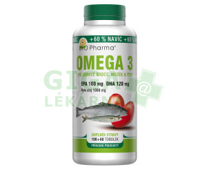 Omega 3 1000mg EPA180mg+DHA120mg tob.100+60 Bio-Ph