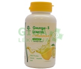 Omega-3 LEMON rybí olej s vit.D tob.60 Galmed