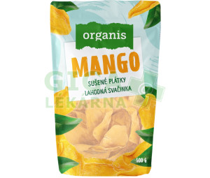 Organis Mango plátky sušené bez přid.cukru 500g