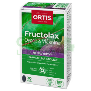 Fructolax Ovoce&Vláknina TABLETY 30 tablet