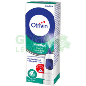 Otrivin Menthol 1mg/ml nas.spr.sol.1x10ml II Khone