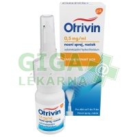 Otrivin nosní sprej 0.5mg/ml 10ml s dávkovačem