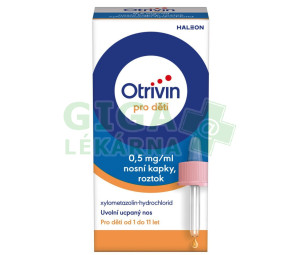Otrivin pro děti 0.5mg/ml nas.gtt.sol.1x10ml