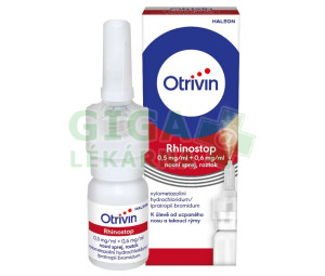 Otrivin Rhinostop nas.spr.sol. 1x10ml + dáv.pum.