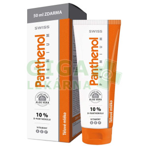 Panthenol 10% Swiss PREMIUM tělové mléko 200+50ml