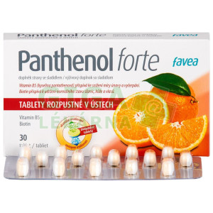 Fotka Panthenol forte 30 tablet Favea Obrázek Panthenol forte 30 tablet Favea