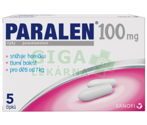 Paralen 100 supp.5x100mg