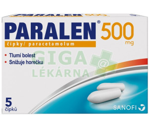 Paralen 500 supp.5x500mg