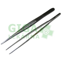 Pinzeta anatomická jemná matná rovná 13cm