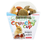 Pochoutka CRUNCHYCUP mrkev/vojtěška pro hlod 200g Zolux