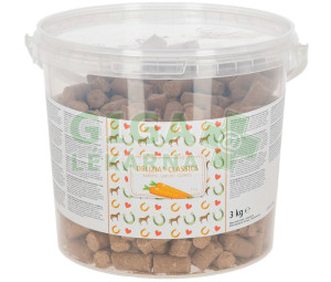 Pochoutka pro koně DELIZIA mrkev 3kg kbelík