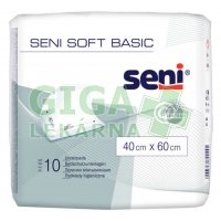 Podložky absorpční Seni Soft BASIC 60x40cm 10ks