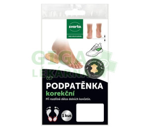 svorto 017 Podpatěnka korekční 2cm 37-39
