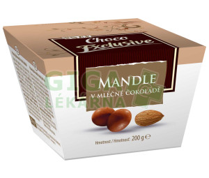 POEX Choco Exclusive Mandle v mléčné čokoládě 200g