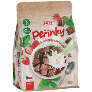 POEX Peřinky s jahodovou náplní 275g