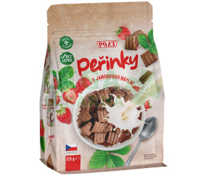 POEX Peřinky s jahodovou náplní 275g
