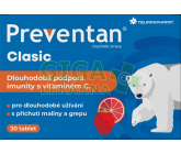 Preventan Clasic s příchutí maliny a grepu tbl.30