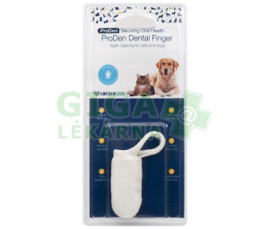 ProDen Zubní kartáček na prst z mikrovlákna