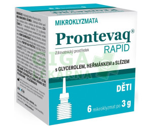 Prontevaq  RAPID mikroklyzma děti 6x3g