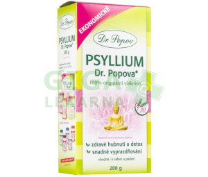 Psyllium indická rozpustná vláknina 200g Dr.Popov