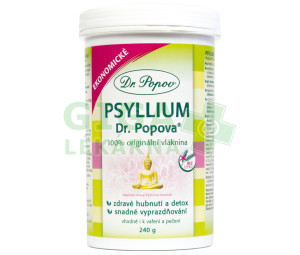 Psyllium indická rozpustná vláknina 240g Dr.Popov