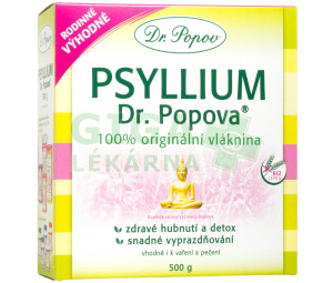 Psyllium indická rozpustná vláknina 500g Dr.Popov
