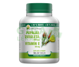 Pupalka dv.500mg Vit.E 50mg tob.100+30 Bio-Pharma