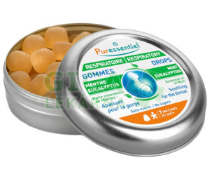 PURESSENTIEL Gumové pastilky zklidňující krk 45g