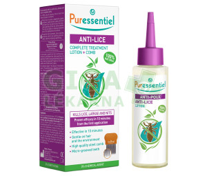 PURESSENTIEL Roztok proti vším + hřebínek 100 ml