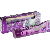 Purple bělicí zub.pasta 100ml+ zubní kartáček bambusový