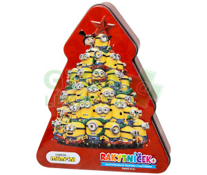 RAKYTNÍČEK+ Mimoni multivitaminové želatinky s rakytníkem 50ks vánoční stromeček 2024