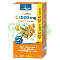 Vitar Vitamin C 1000mg+rakytník 120 tablet