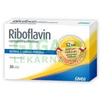 Riboflavin 30 tablet s postupným uvolňováním Favea