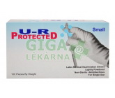 Rukavice latexové U-R vel.S pudr. 100ks