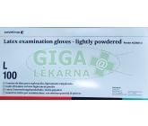 Rukavice nest.vyš.CVET latex L/100ks s pudrem, bílé