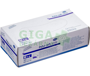 Rukavice vyš.Peha-Soft NITRILE b.pudru nes.M 100ks