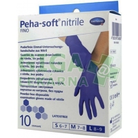 Rukavice vyš.Peha-soft NITRILE FINO L 10ks