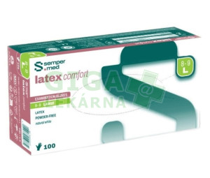 Rukavice vyš.Sempermed LatexComfort nepudr.L/100ks