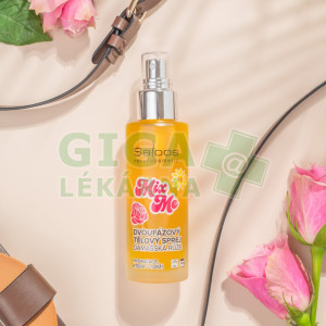 Fotka Saloos Dvoufázový tělový sprej Damašská růže 100ml Obrázek Saloos Dvoufázový tělový sprej Damašská růže 100ml