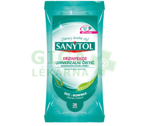 Sanytol dezinfekční ubrousky 36ks