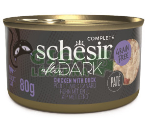 Schesir Cat konz. After Dark Paté kuře/kachna 80g