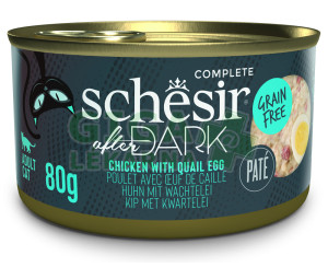 Schesir Cat konz. After Dark Paté kuře/vejce 80g